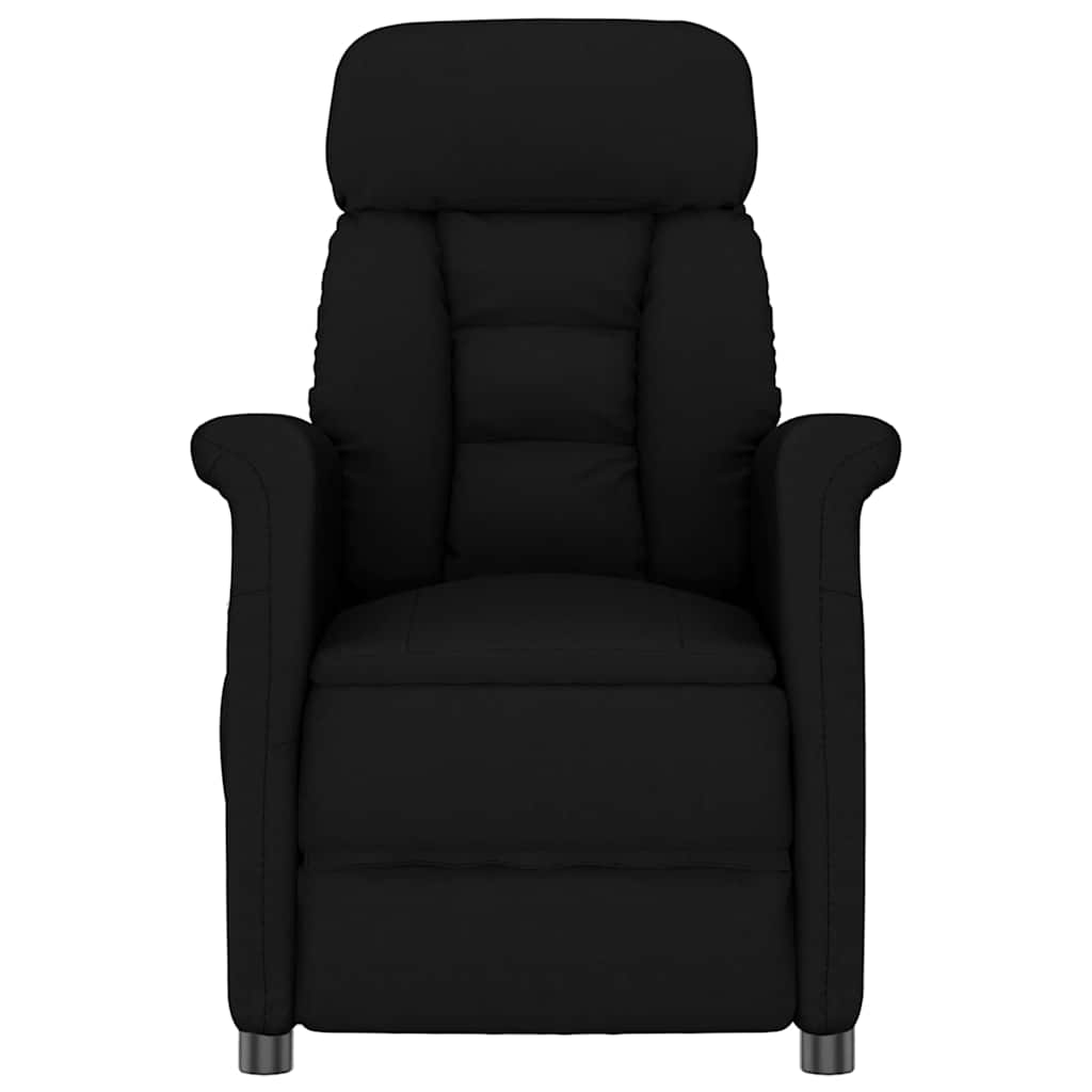 Recliner Chair Black Black 70.5 x 96.5 x 95 cm Faux leather