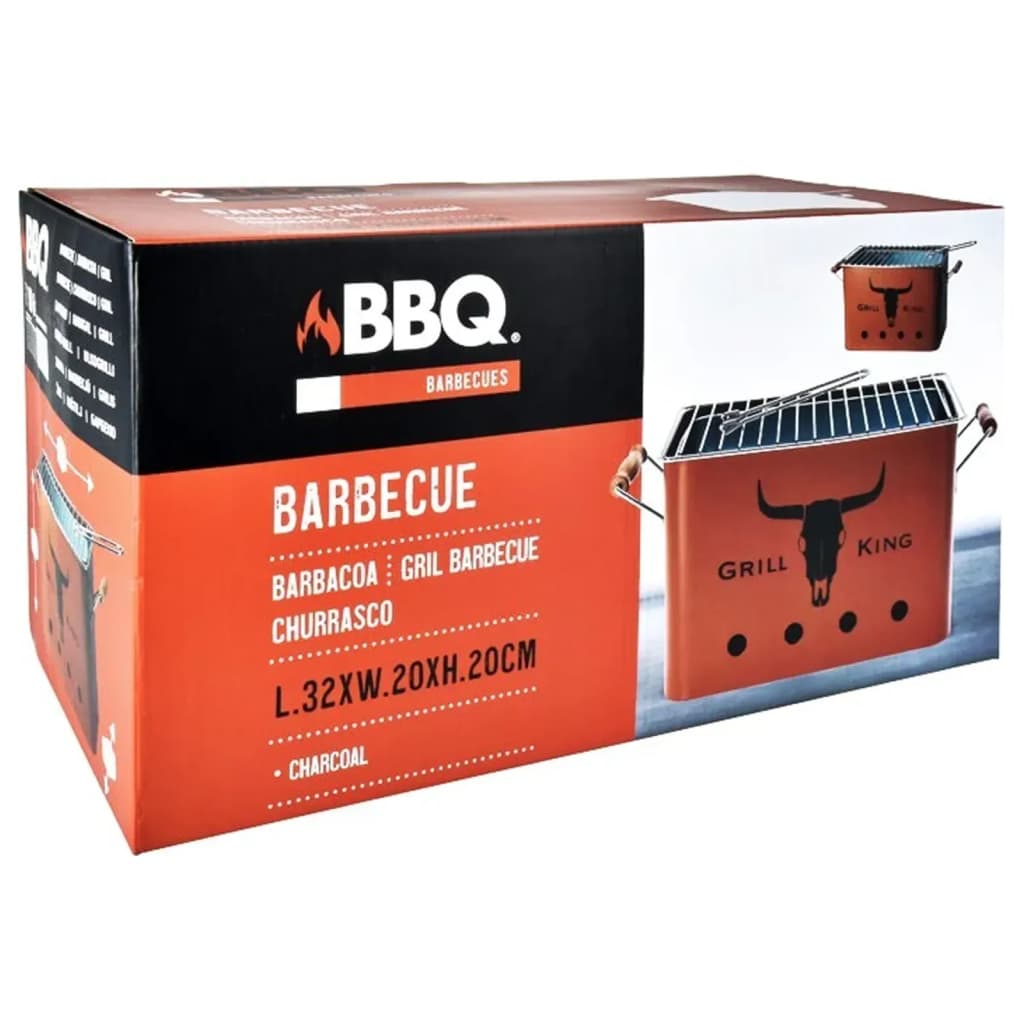 BBQ Grill Rectangular Matte Orange