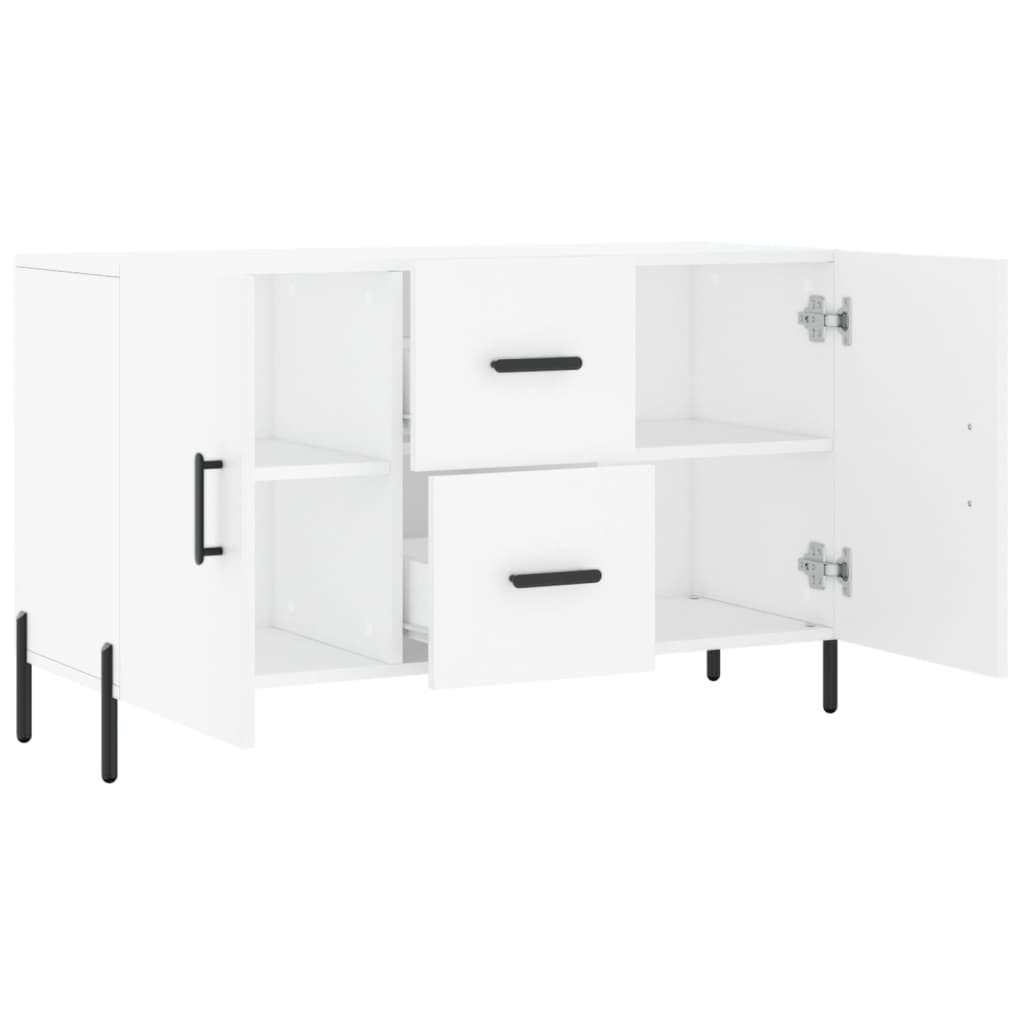 Sideboard White 100x36x60 cm Engineered Wood