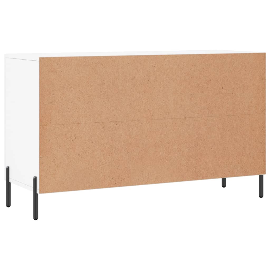 Sideboard White 100x36x60 cm Engineered Wood