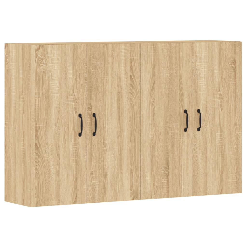 Wall Mounted Cabinets 2 pcs Sonoma Oak Engineered Wood