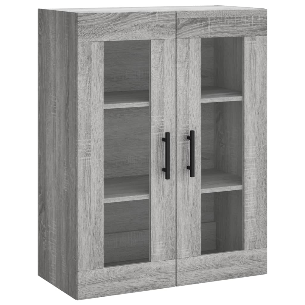 Wall Mounted Cabinets 2 pcs Grey Sonoma Engineered Wood