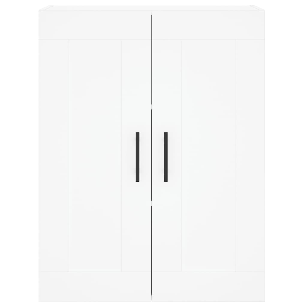 Wall Mounted Cabinets 2 pcs White Engineered Wood