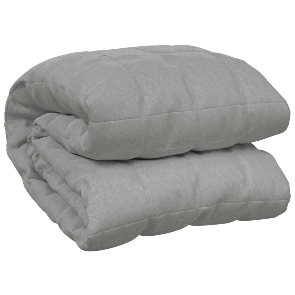 Weighted Blanket Grey 220x235 cm King 11 kg Fabric