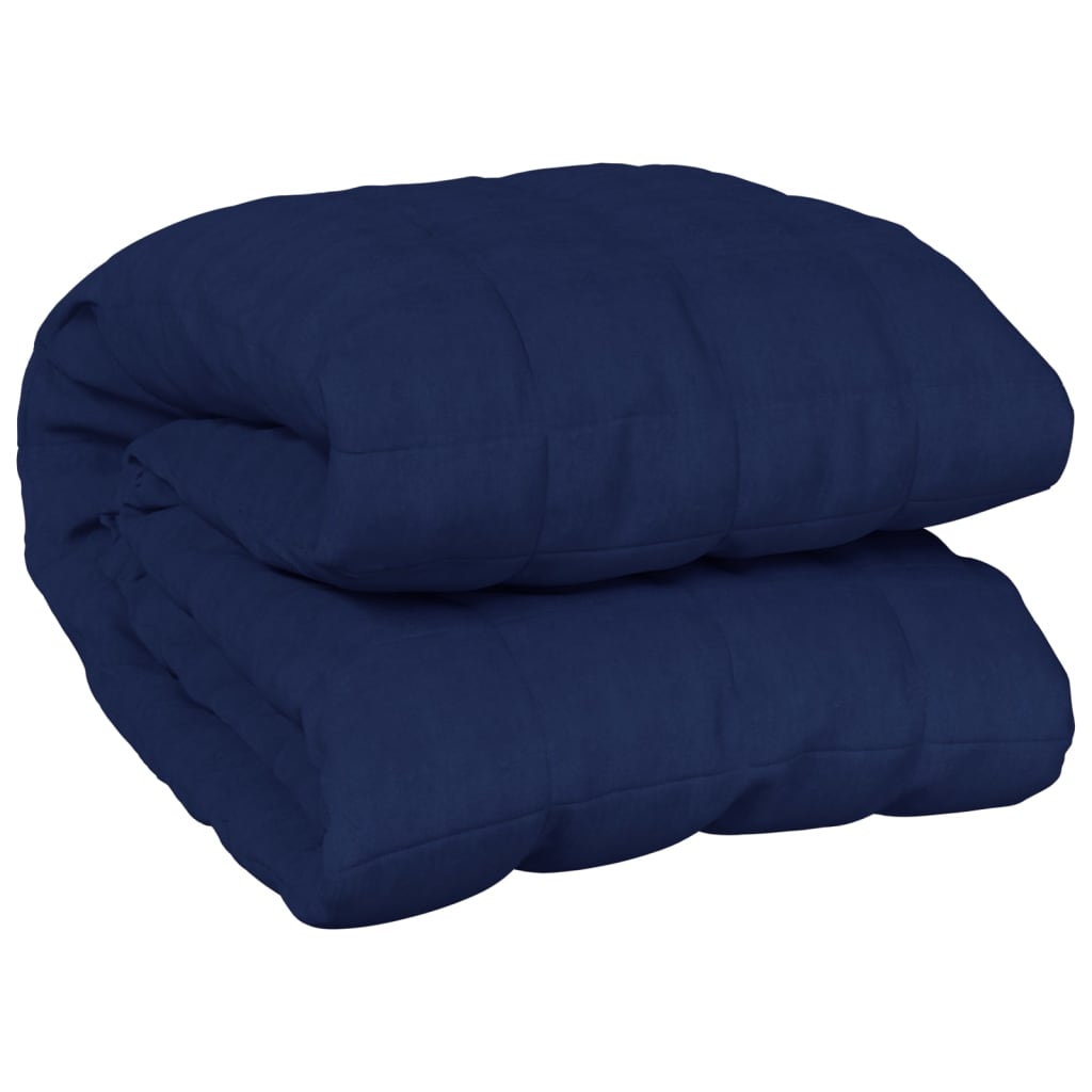 Weighted Blanket Blue 220x235 cm King 11 kg Fabric