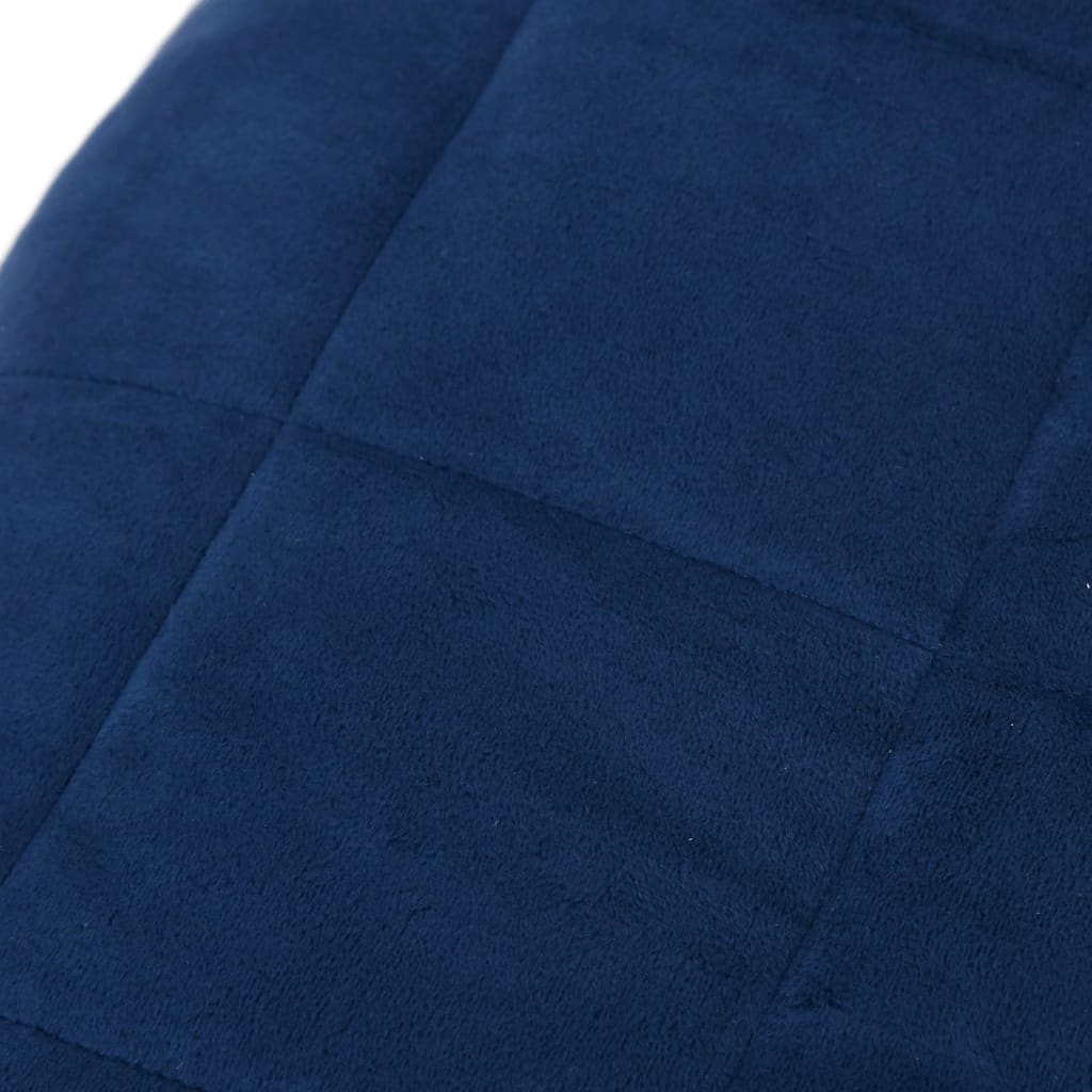 Weighted Blanket Blue 200x225 cm 13 kg Fabric