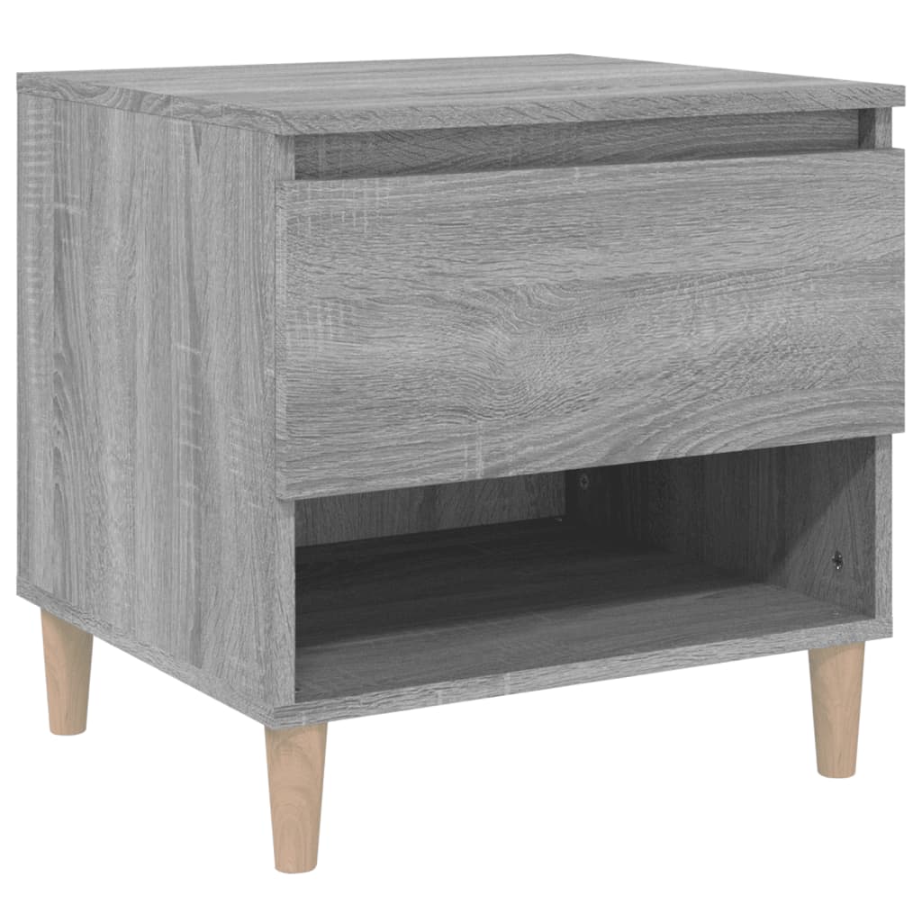 Bedside Table Grey Sonoma 50x46x50 Engineered Wood