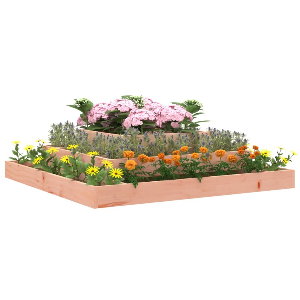 Planter 110x110x27 cm Solid Wood Douglas