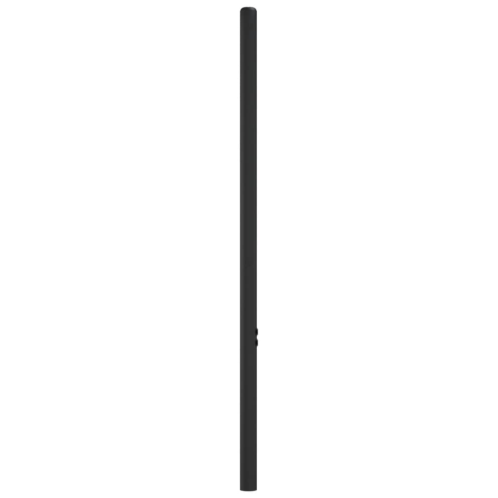 Metal Headboard Black 80 cm