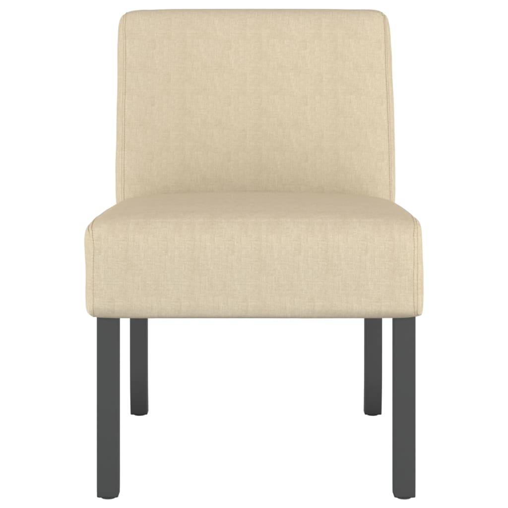 Slipper Chair Cream Fabric