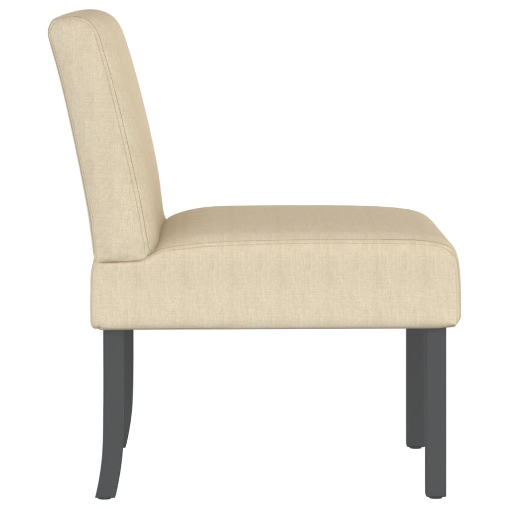 Slipper Chair Cream Fabric
