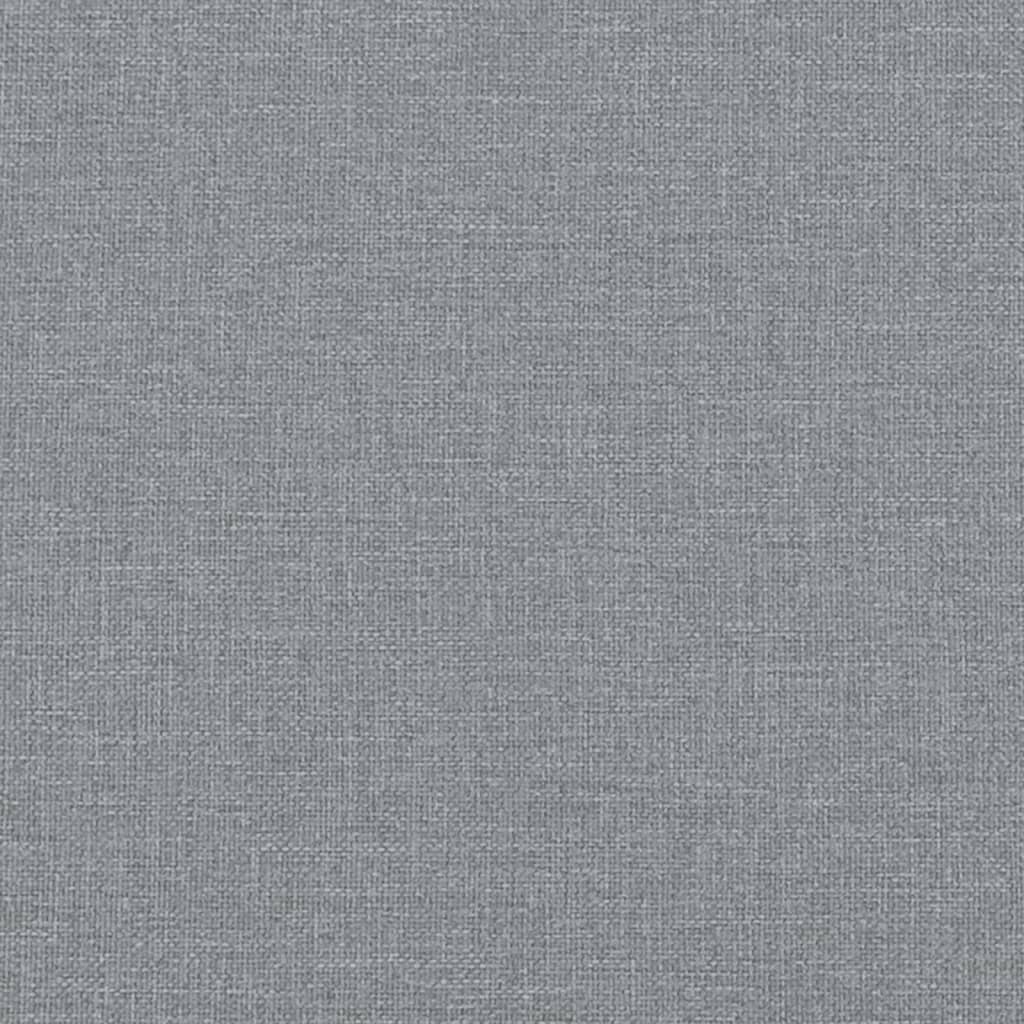 Slipper Chair Light Grey Fabric