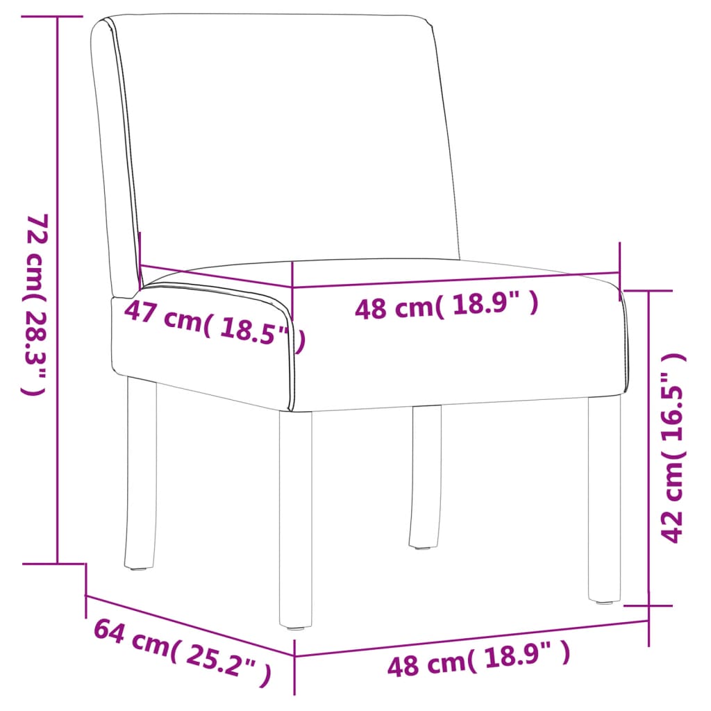 Slipper Chair Light Grey Fabric