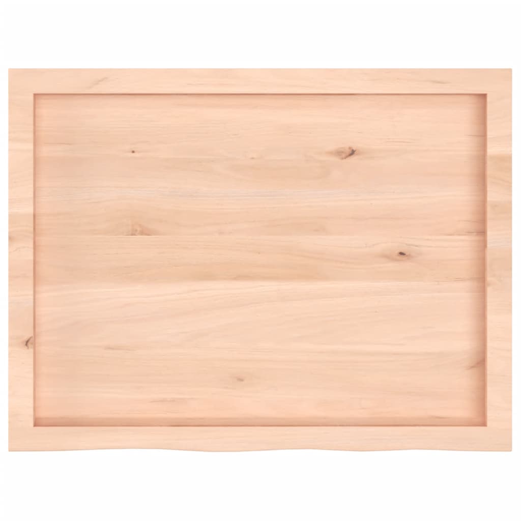 Wall Shelf 80x60x(2-6) cm Untreated Solid Wood Oak