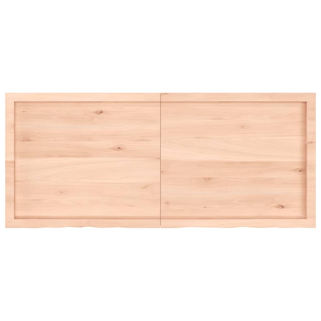 Wall Shelf 140x60x(2-6) cm Untreated Solid Wood Oak