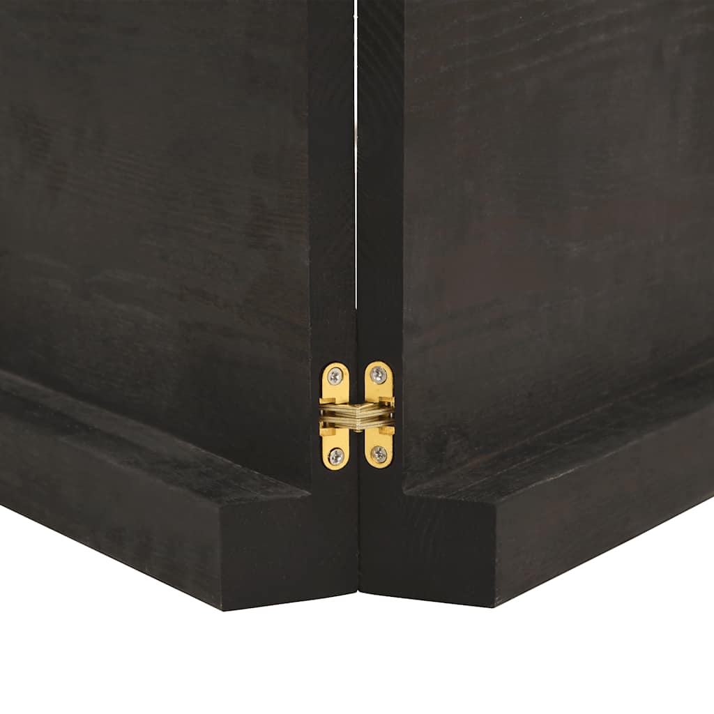 Table Top Dark Brown 180x40x(2-6) cm Treated Solid Wood Live Edge