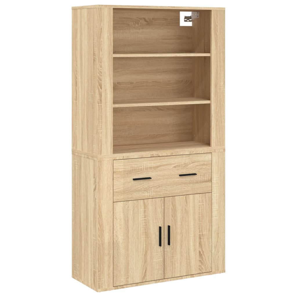 Highboard Sonoma Oak Engineered Wood