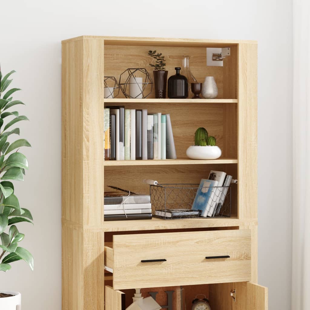 Highboard Sonoma Oak Engineered Wood