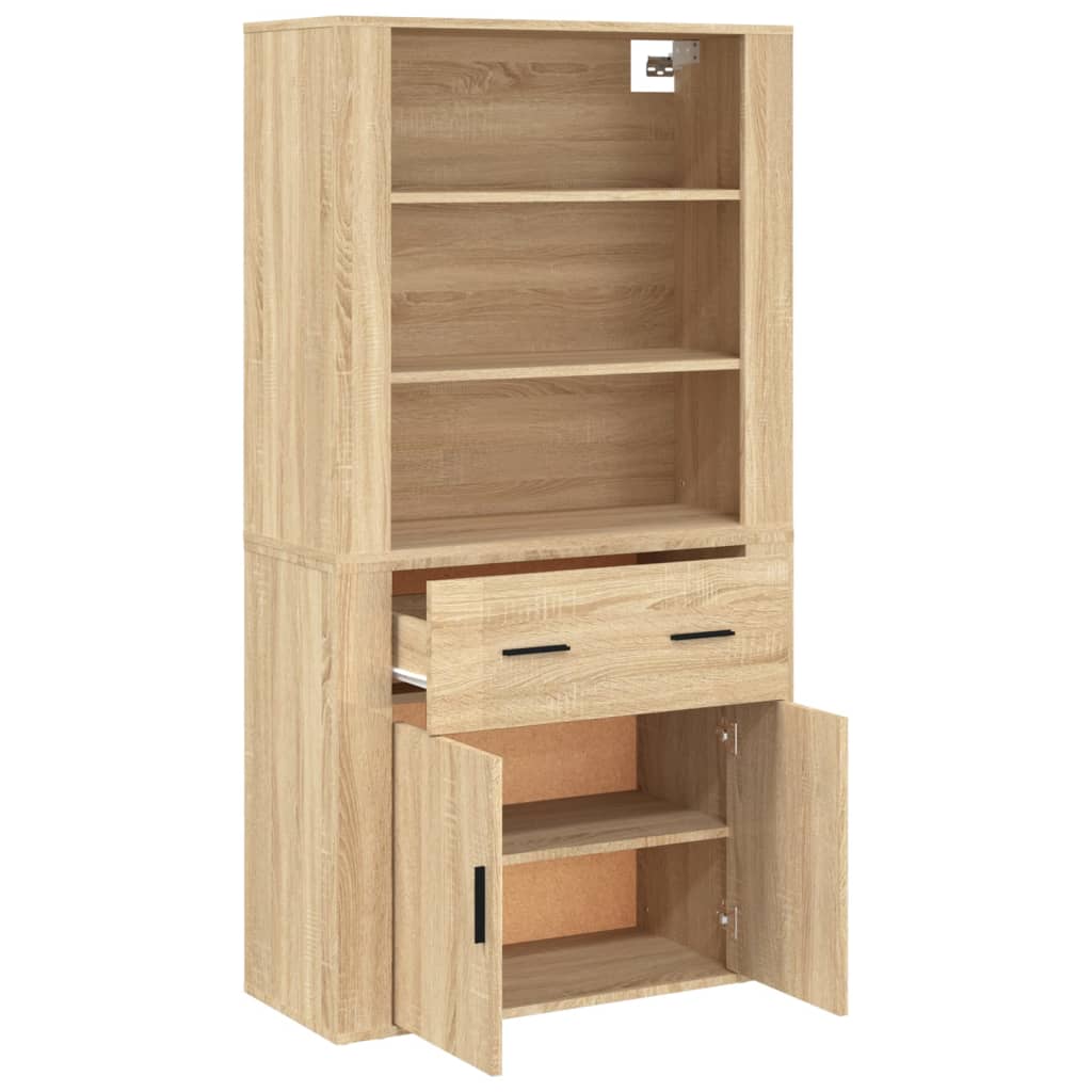 Highboard Sonoma Oak Engineered Wood
