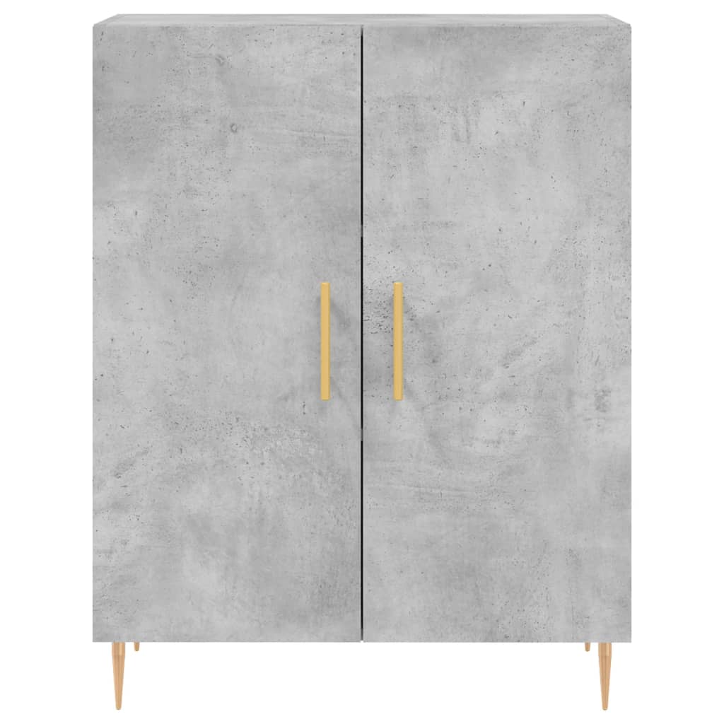 Sideboard Concrete Grey 69.5x34x90 cm Engineered Wood