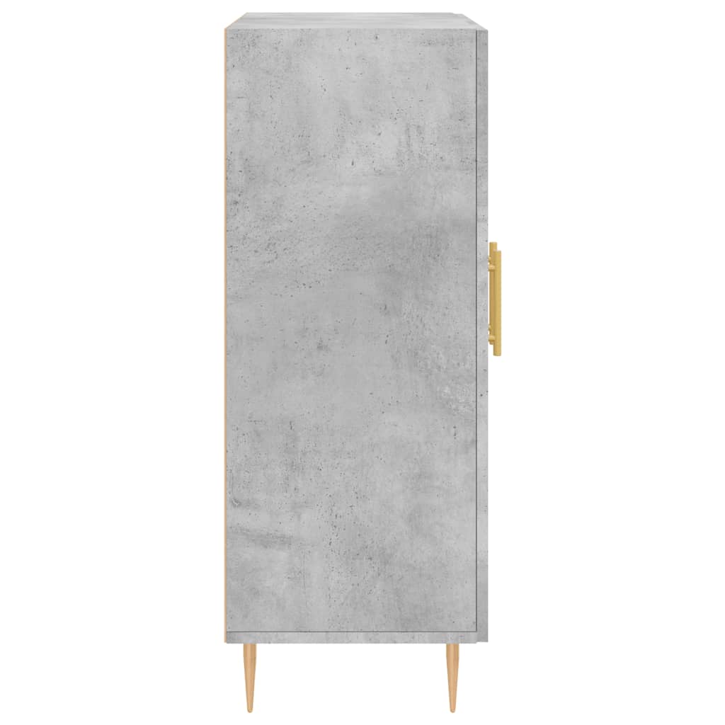 Sideboard Concrete Grey 69.5x34x90 cm Engineered Wood