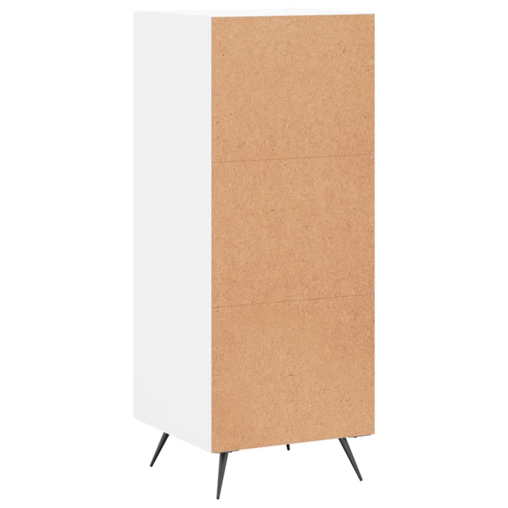 Sideboard White 34.5x34x90 cm Engineered Wood