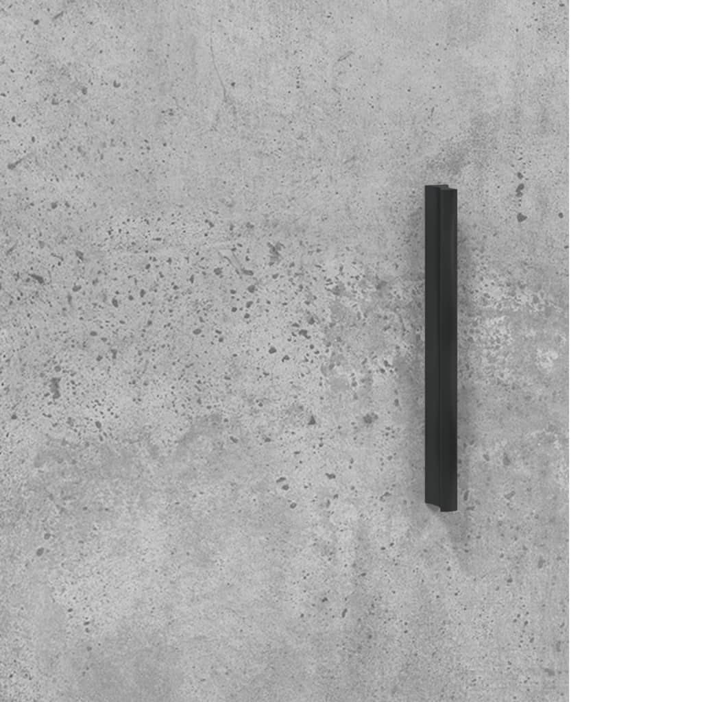 Sideboard Concrete Grey 34.5x34x90 cm Engineered Wood