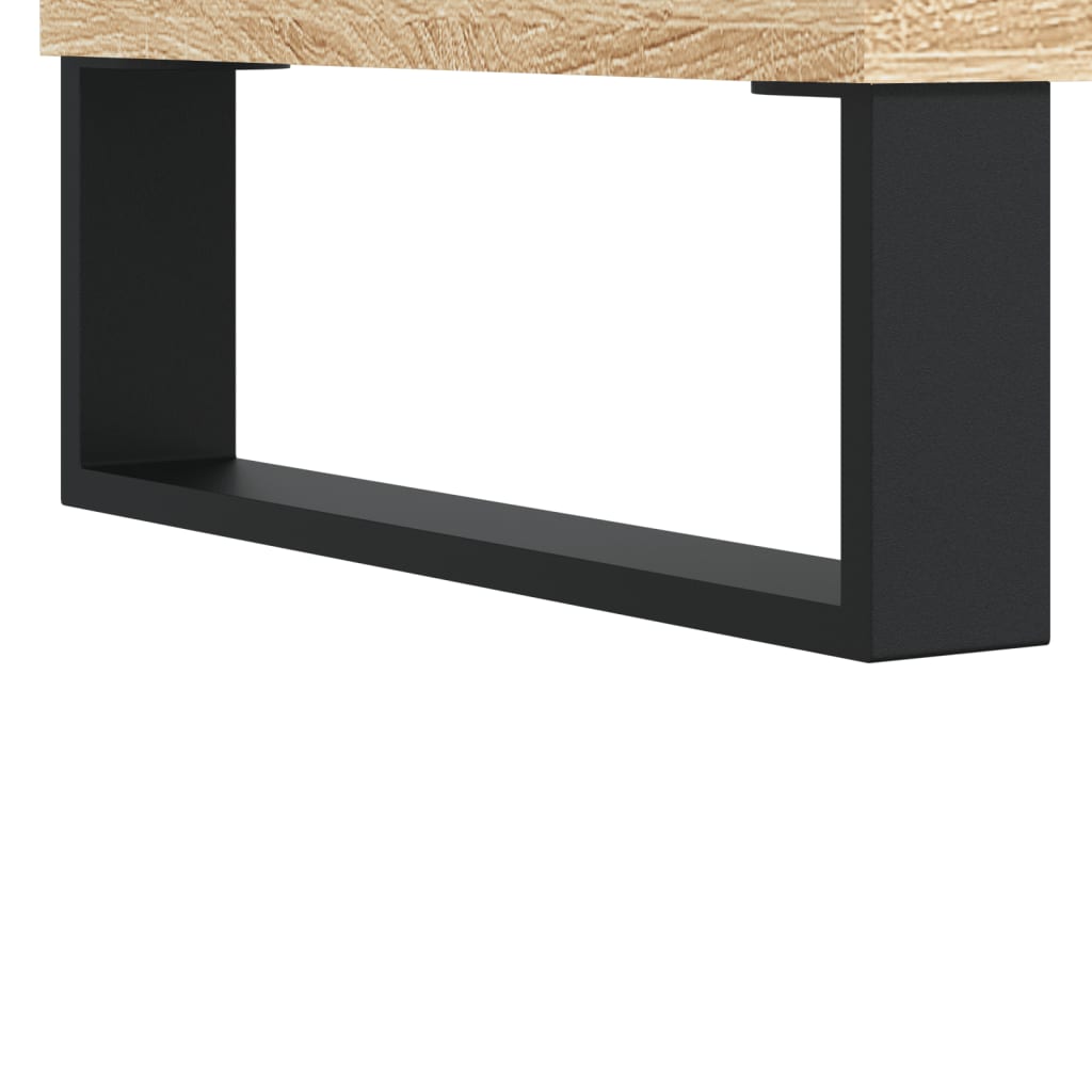 Record Cabinet Sonoma Oak 84.5x38x89 cm Engineered Wood