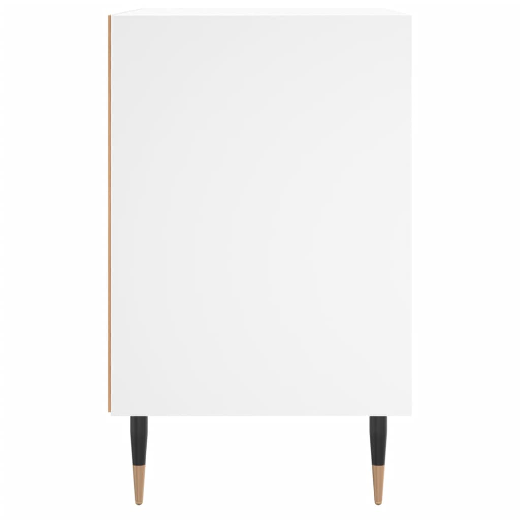 Bedside Cabinets 2 pcs White 40x30x50 cm Engineered Wood