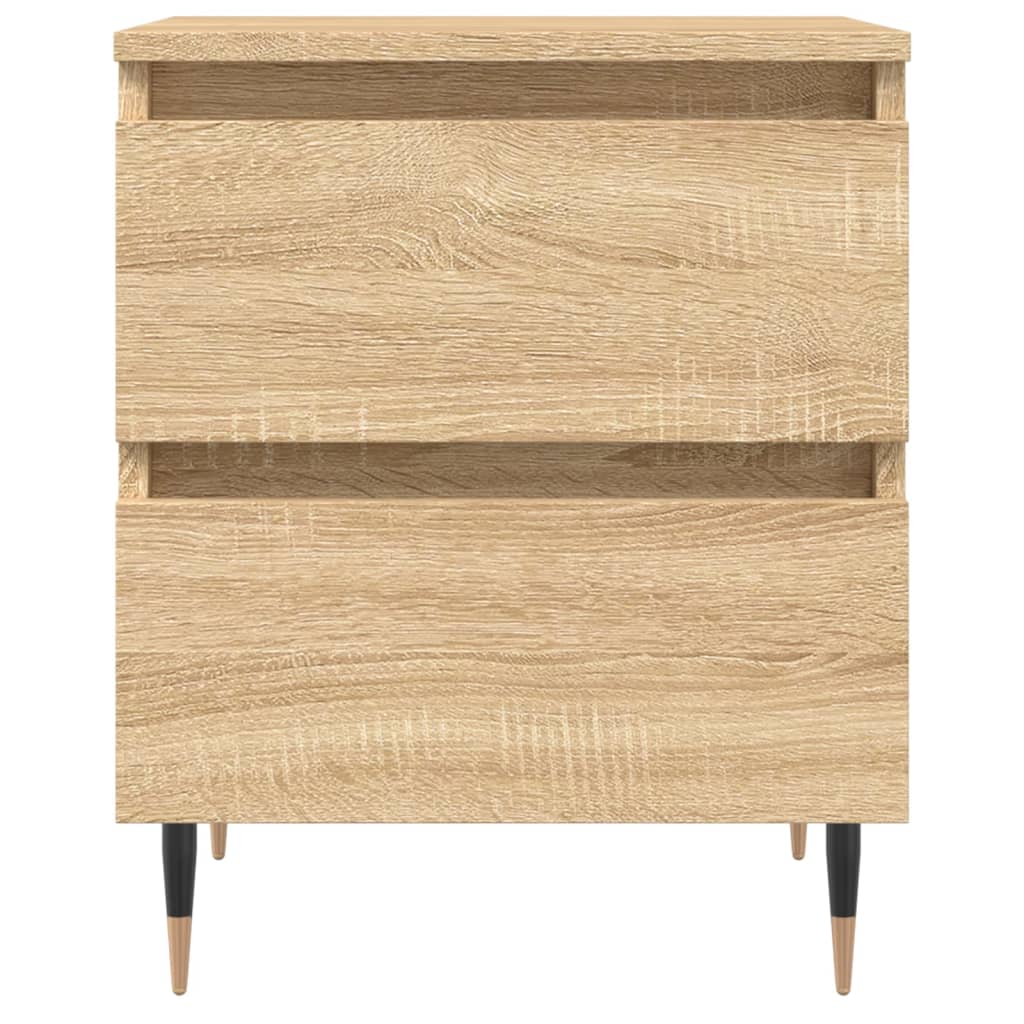 Bedside Cabinets 2 pcs Sonoma Oak 40x35x50 cm Engineered Wood