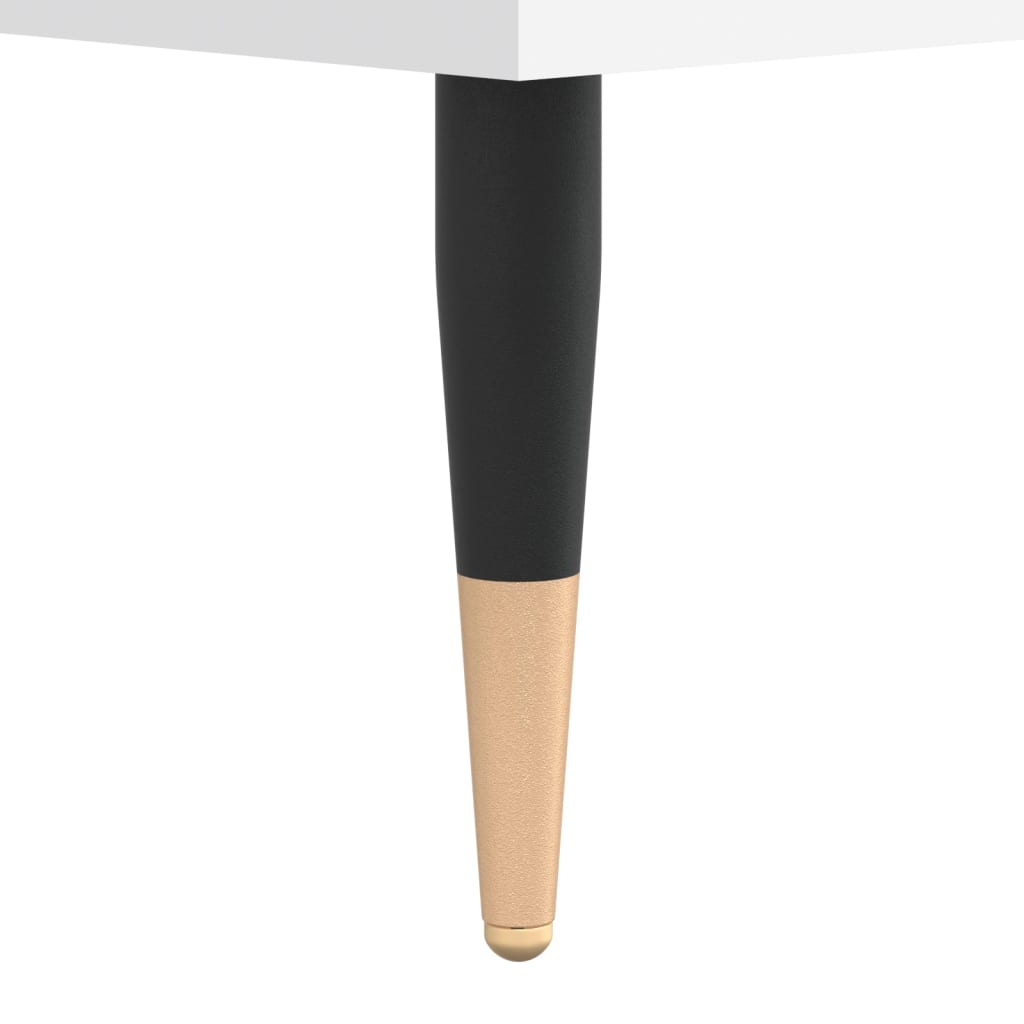 Bedside Cabinet White 40x35x47.5 cm Engineered Wood