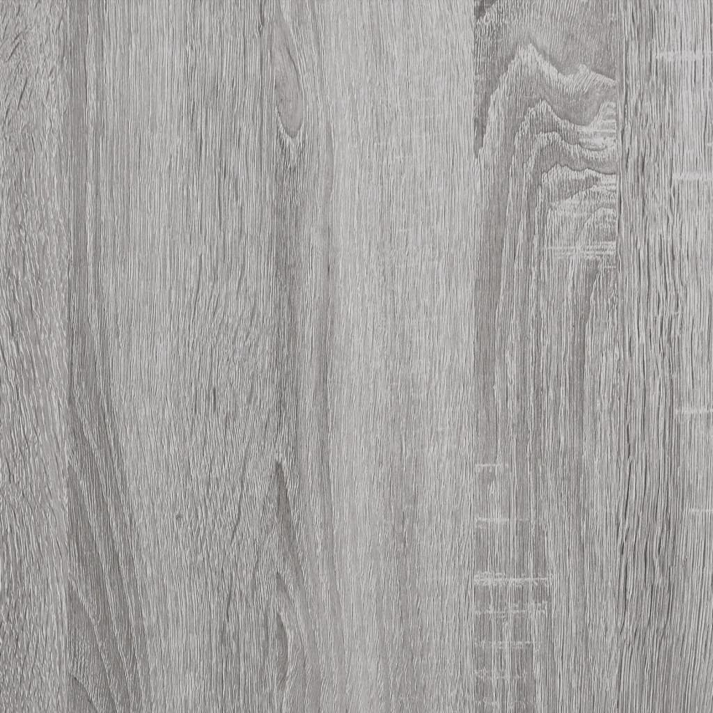Bedside Cabinet Wall-mounted Grey Sonoma 40x30x61 cm Engineered Wood