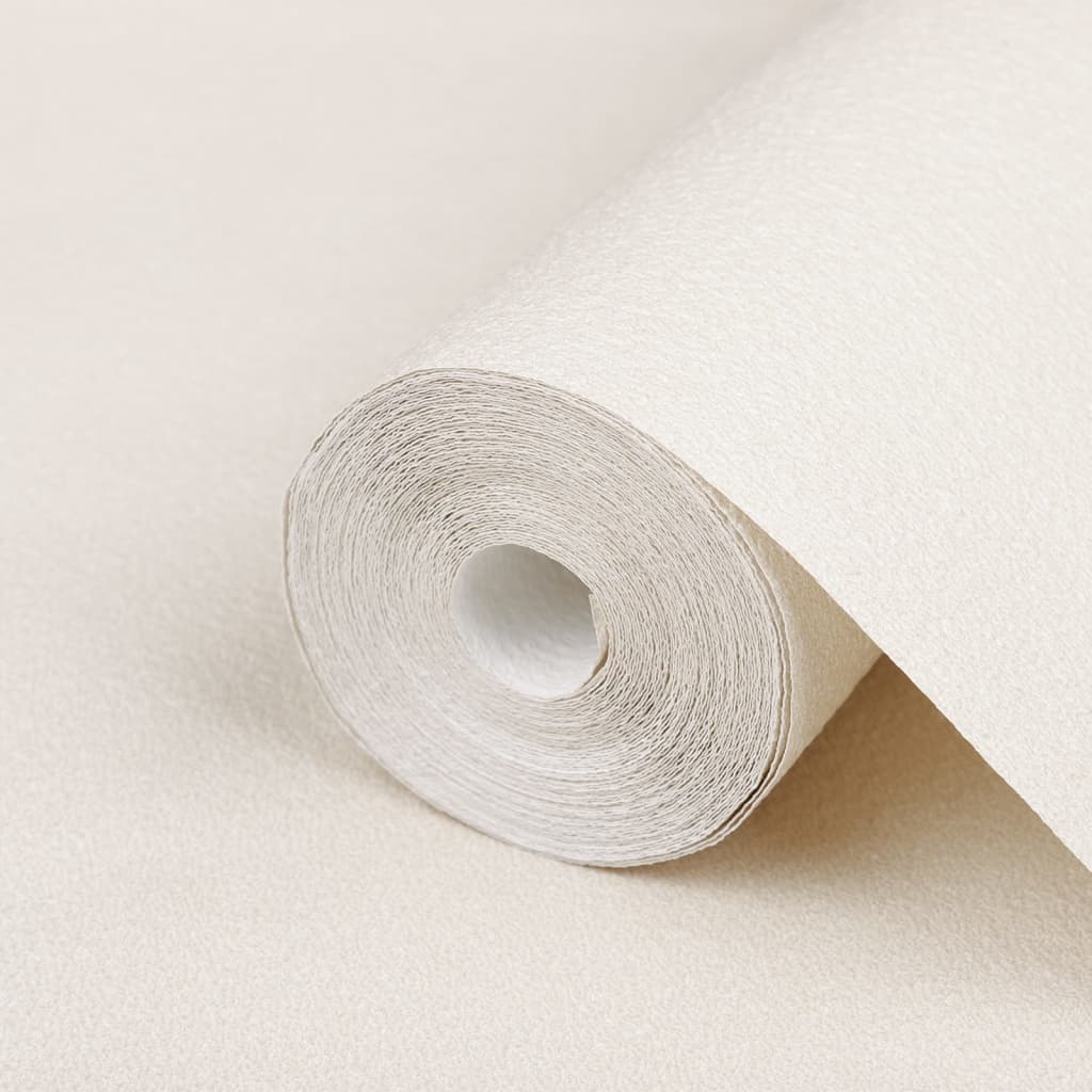 Wallpaper 3D Solid Colour Cream 10x0.53 m Non-woven