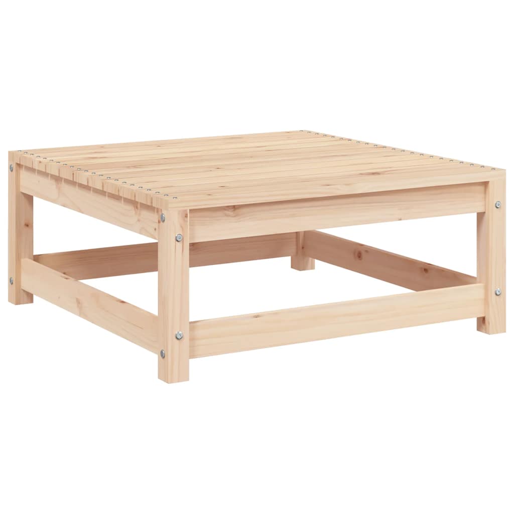 Garden Footstool 70x70x30 cm Solid Wood Pine
