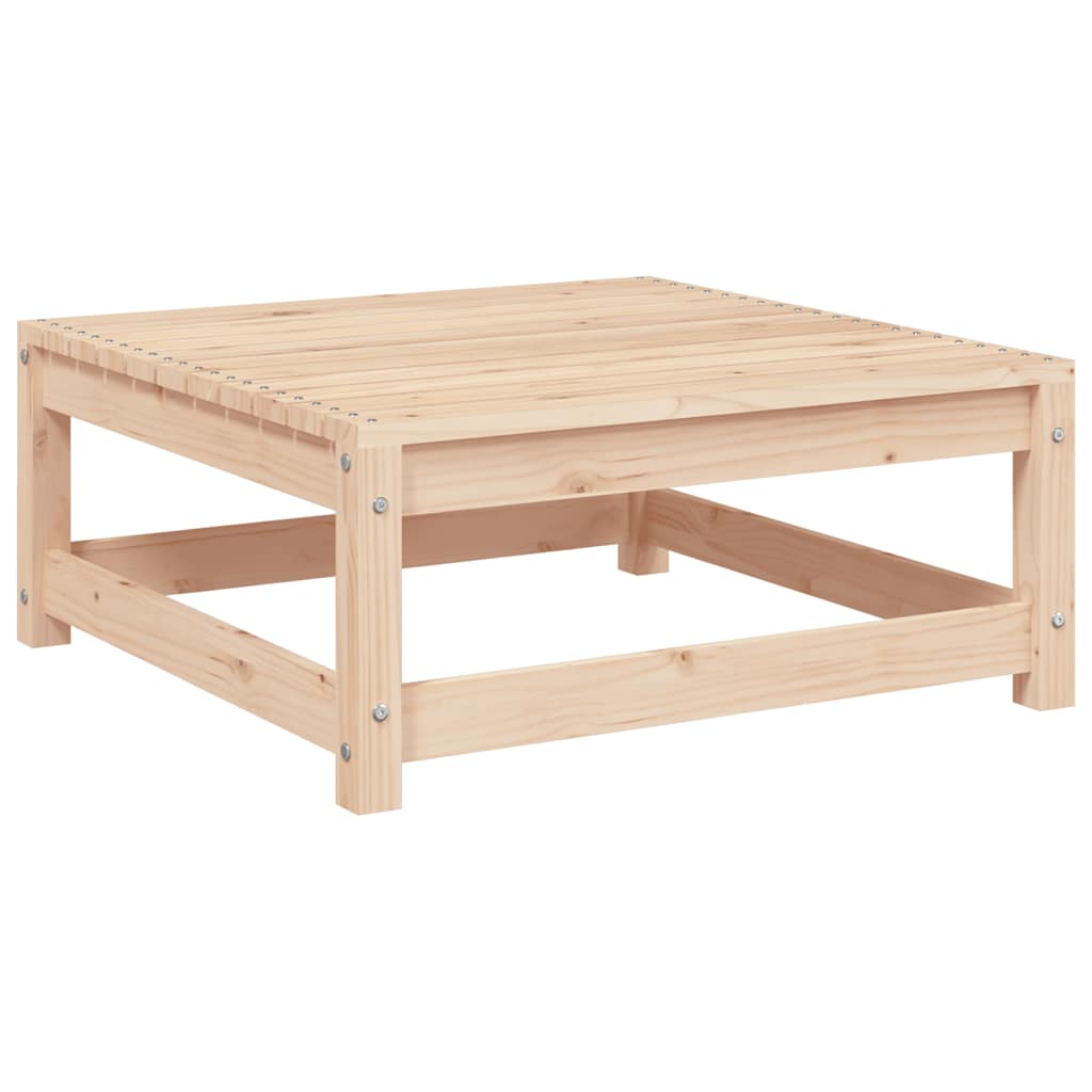 Garden Footstool 70x70x30 cm Solid Wood Pine