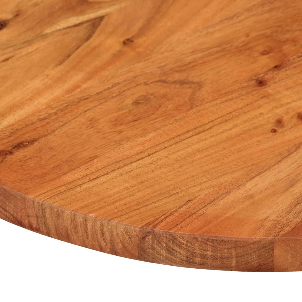 Table Top 100x40x2.5 cm Oval Solid Wood Acacia