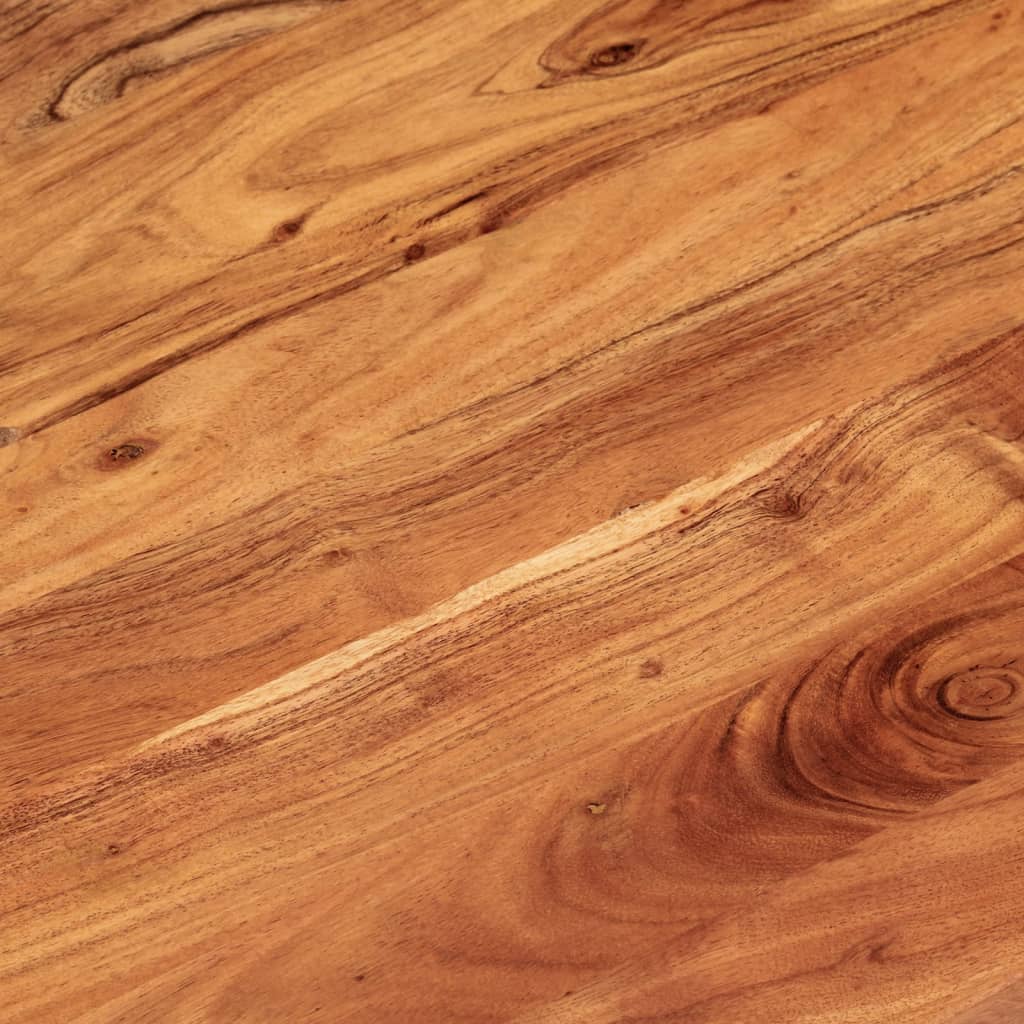 Table Top 100x40x2.5 cm Oval Solid Wood Acacia