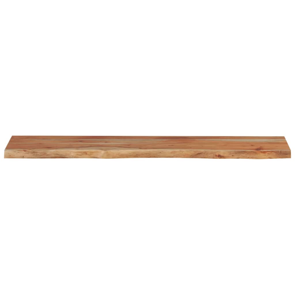 Wall Shelf 90x20x2.5 cm Rectangular Solid Wood Acacia Live Edge