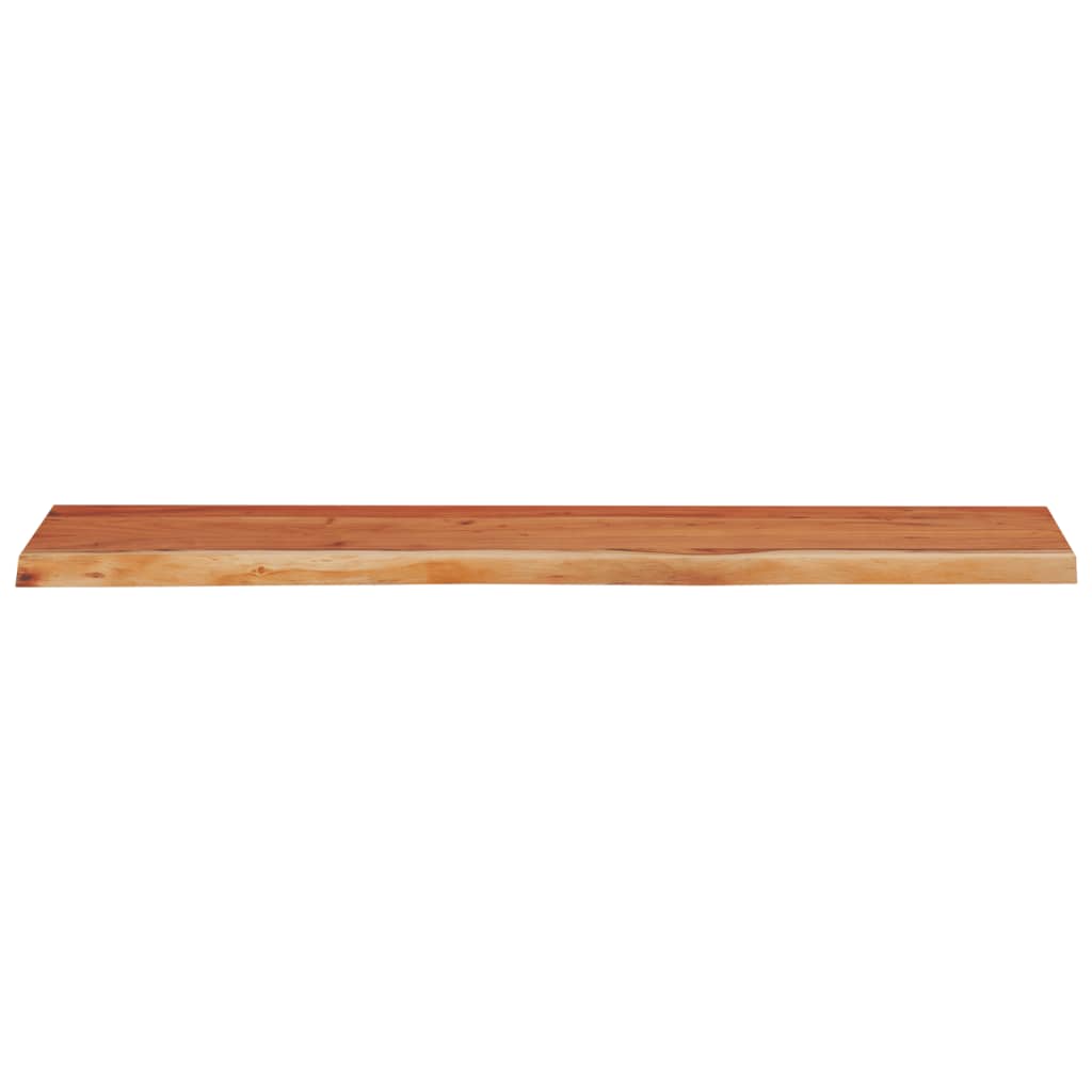 Wall Shelf 90x30x2.5 cm Rectangular Solid Wood Acacia Live Edge