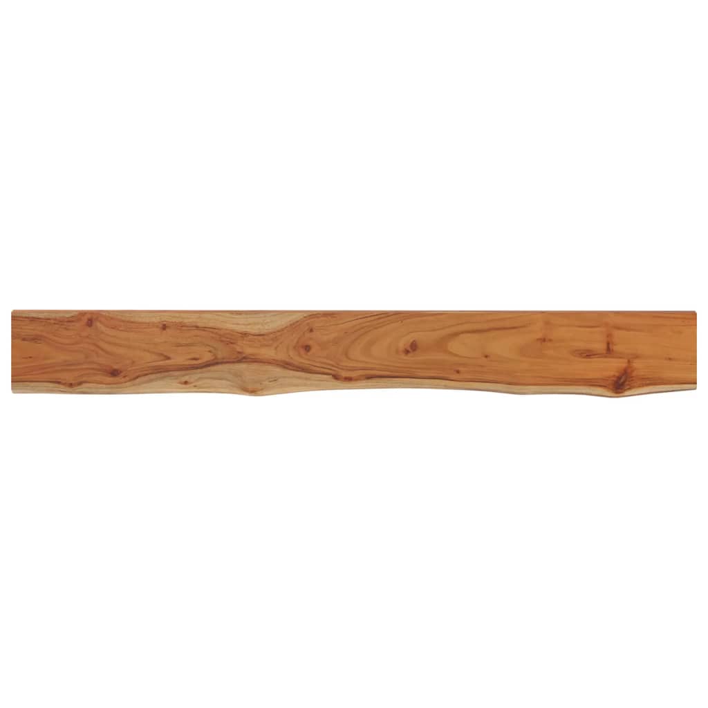 Wall Shelf 160x20x3.8 cm Rectangular Solid Wood Acacia Live Edge