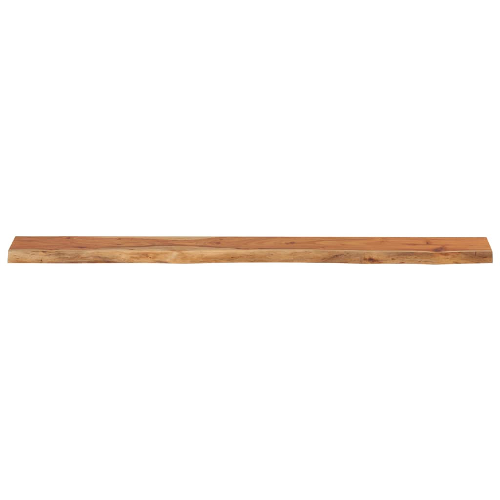 Wall Shelf 160x20x3.8 cm Rectangular Solid Wood Acacia Live Edge