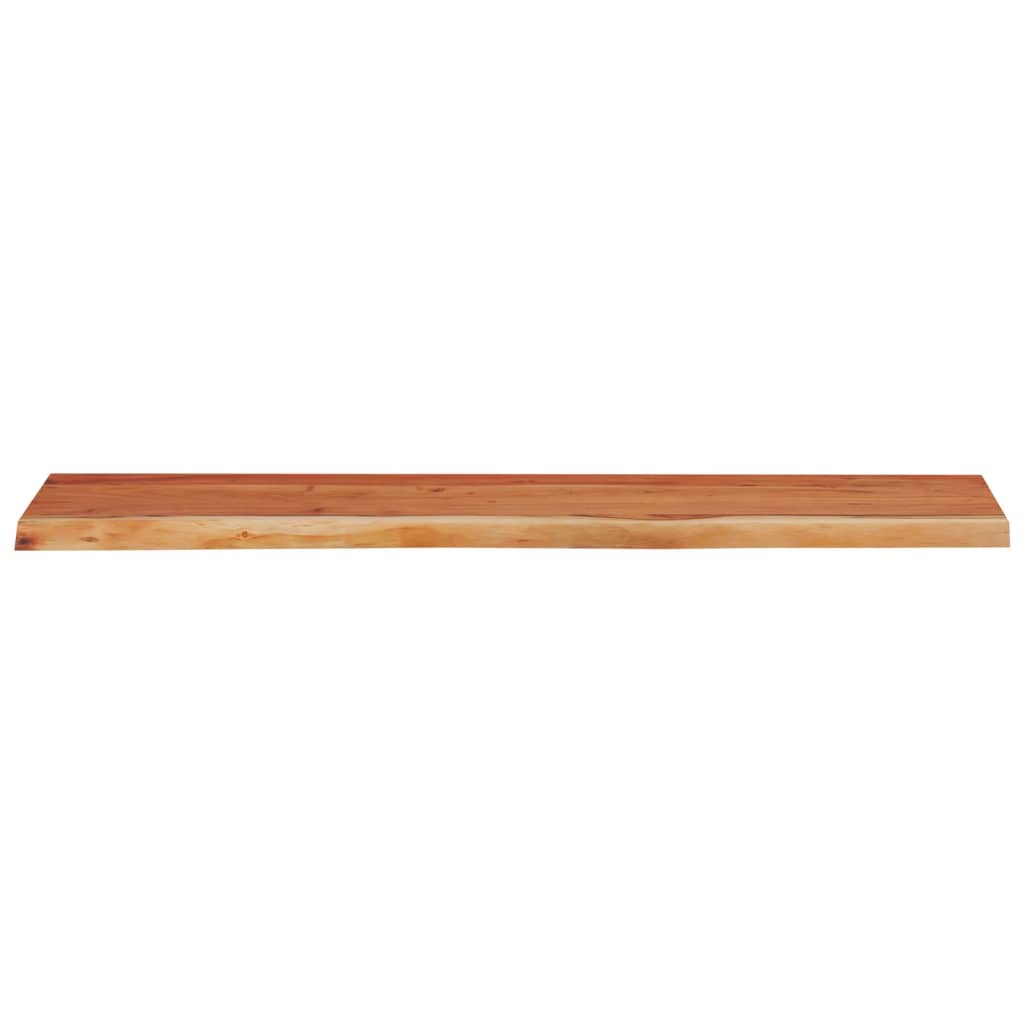 Wall Shelf 90x30x3.8 cm Rectangular Solid Wood Acacia Live Edge