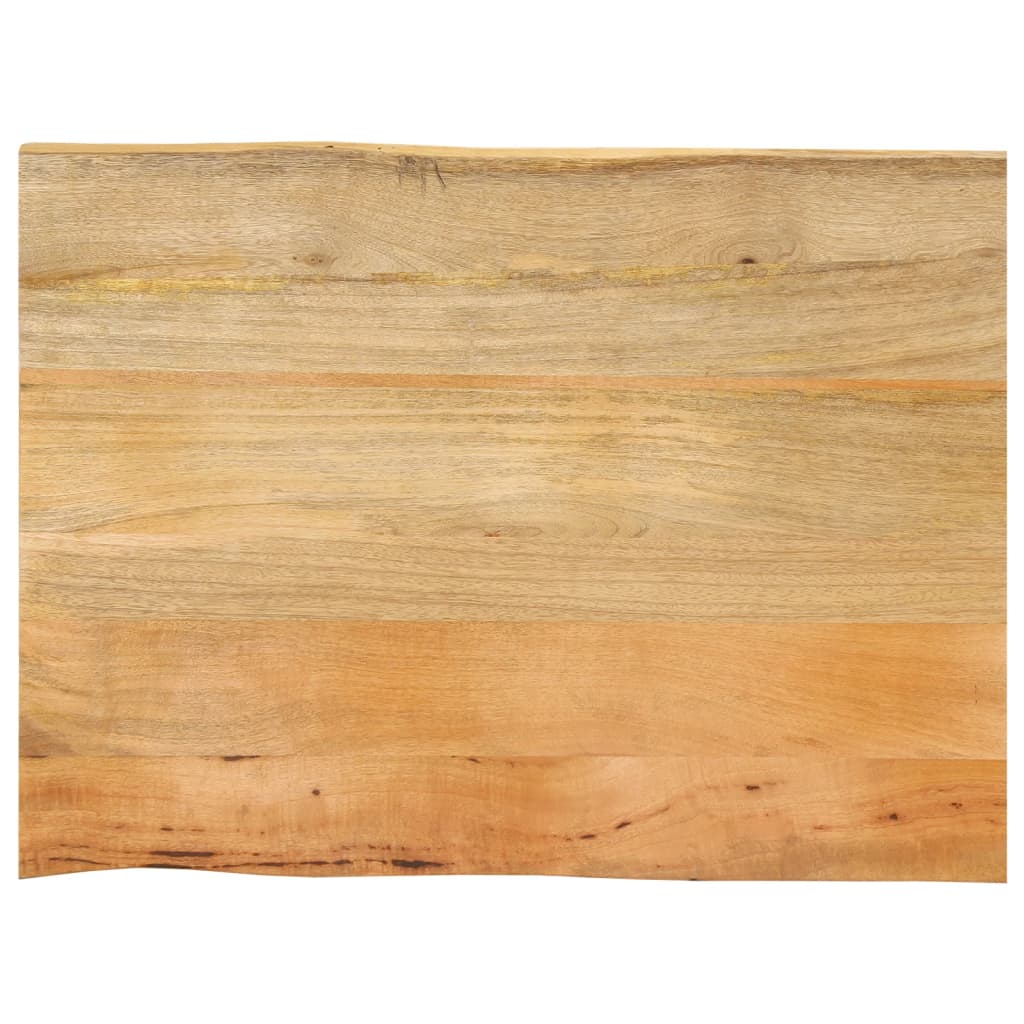 Table Top 90x60x2.5 cm Live Edge Solid Wood Mango
