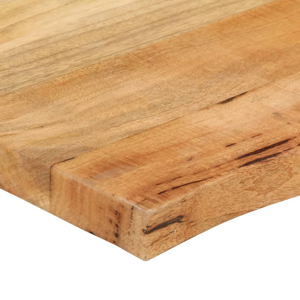Table Top 90x60x2.5 cm Live Edge Solid Wood Mango