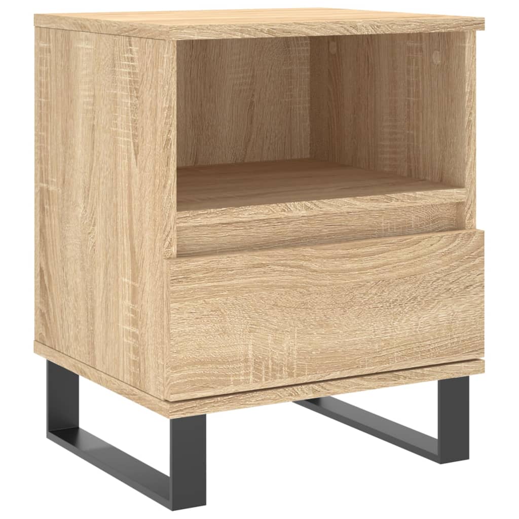 Bedside Cabinet Sonoma Oak 40x35x50 cm Engineered Wood
