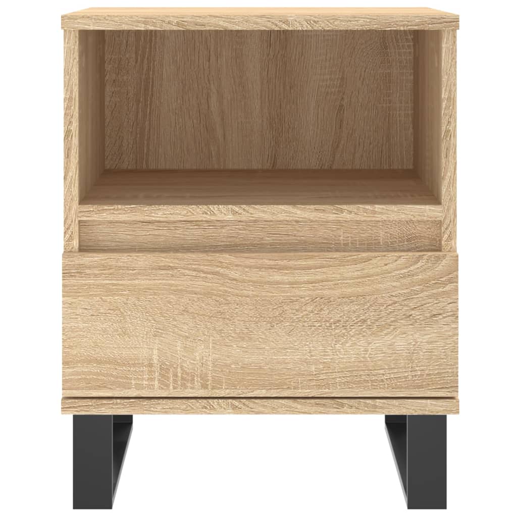 Bedside Cabinet Sonoma Oak 40x35x50 cm Engineered Wood