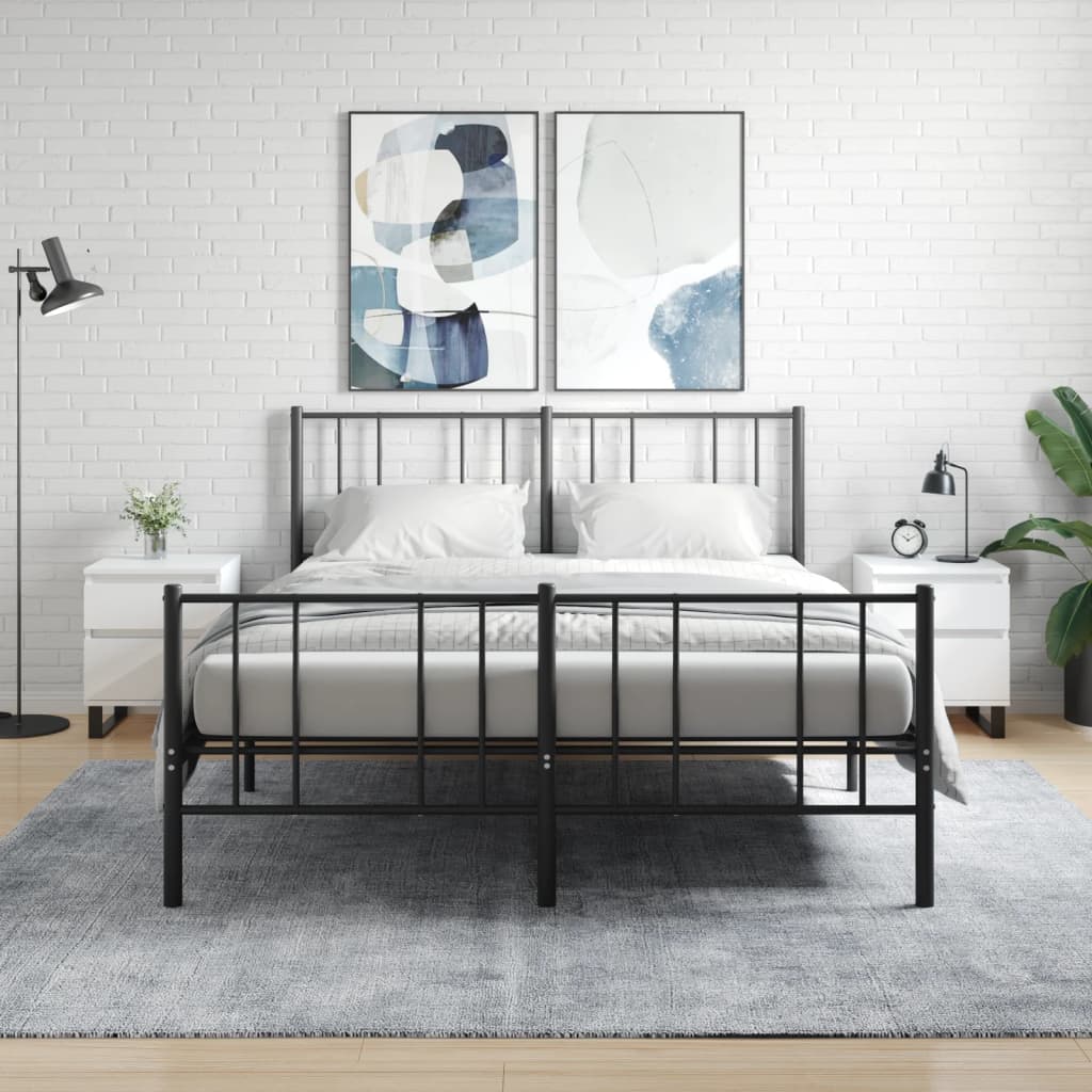 Bedside Cabinets 2 pcs High Gloss White 40x35x50 cm Engineered Wood
