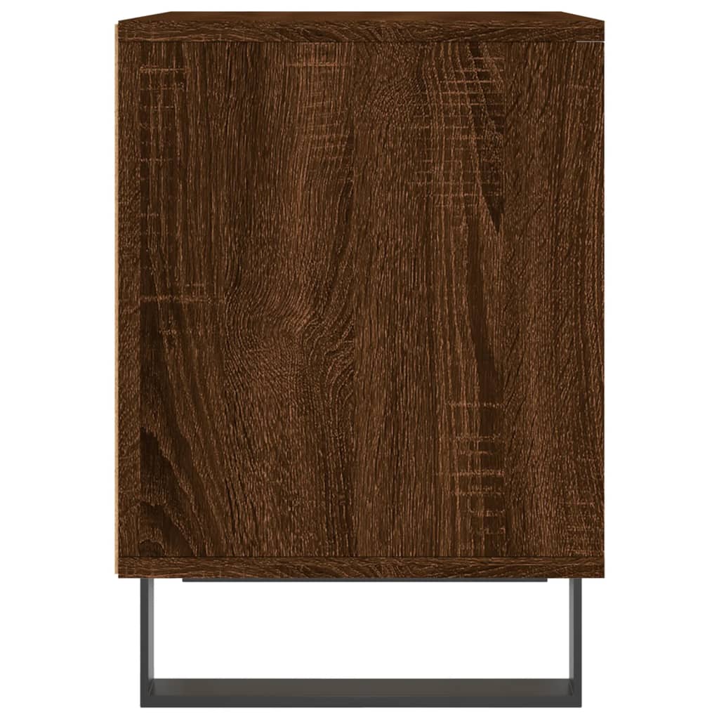 Bedside Cabinets 2 pcs Brown Oak 40x35x50 cm Engineered Wood