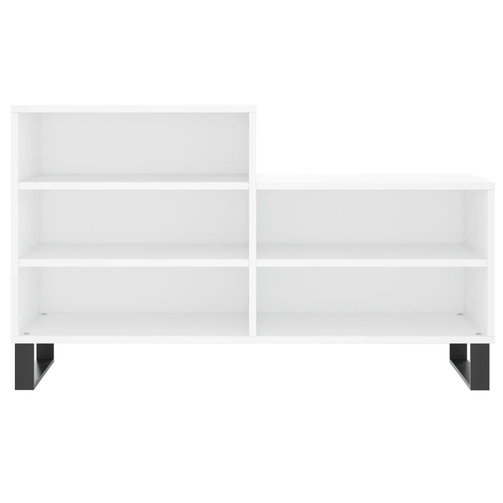 Shoe Cabinet White 102x36x60 cm Engineered Wood