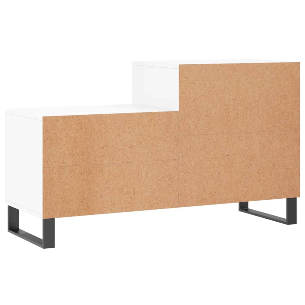 Shoe Cabinet White 102x36x60 cm Engineered Wood